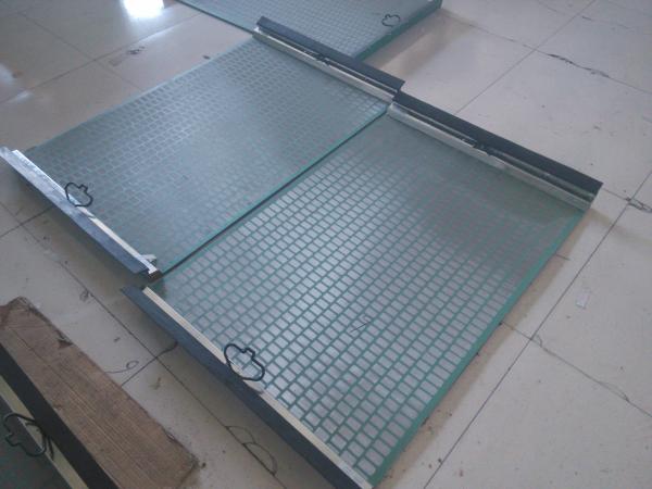 Oilfield Brandt Shaker Screens , Hook Strip Flat Shale Shaker Screen 697×1053mm