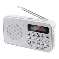 Couleur blanche par radio portative universelle de joueur de FM AM à piles