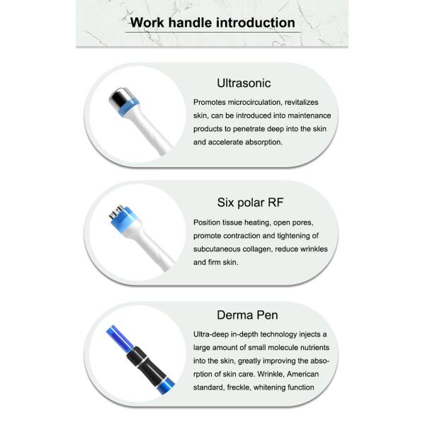 Skin Polishing Beauty Therapy Machines 10 In 1 Hydro Crystal Microdermabrasion Machine