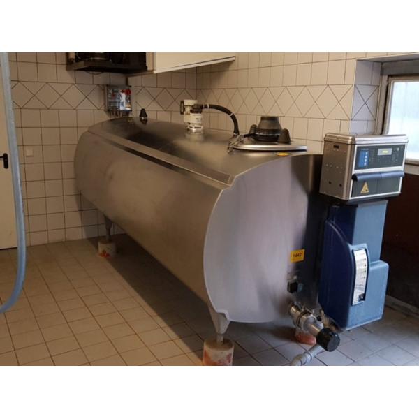 1000 L Sanitary Stainless Steel Storage Tank Fresh Milk Cooling Storage