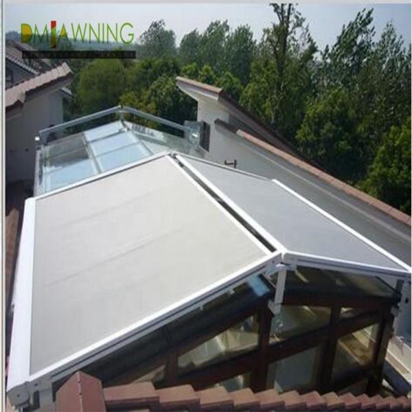 Waterproof Balcony Retractable Roof Awning Remote Motor Control Aluminium Retractable Awning
