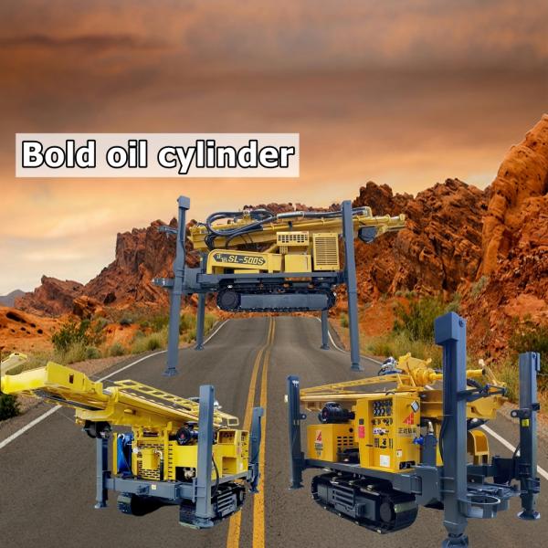 Full Hydraulic Deep Rock Water Drilling Rig 1200M With Hydraulic System For Lifting