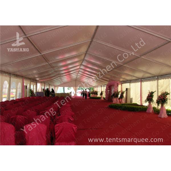 Transparent Glass Wall Outdoor Luxury Wedding Tents With Full Beautiful Decorations