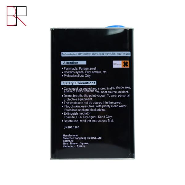 Fast Dry Solvent Based Paint 2K 1K Car Paint Thinner