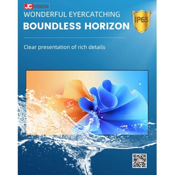 L'écran publicitaire à LED 3D Ultra HD de JCVISION pour les murs extérieurs des bâtiments