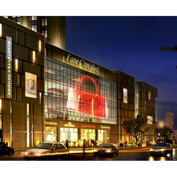 P3.9 LED Grille Display Screens 1000*1000mm DIP Outdoor Waterproof High Brightness Colorful Advertising LED Board