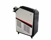 Máquina de limpeza industrial a laser pulsado de 220 V para oxidação a laser da superfície do metal