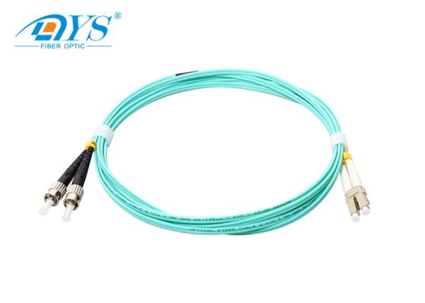 Duplex Multimode OM1 3 Meters ST to LC Fiber Optic Patch Cord
