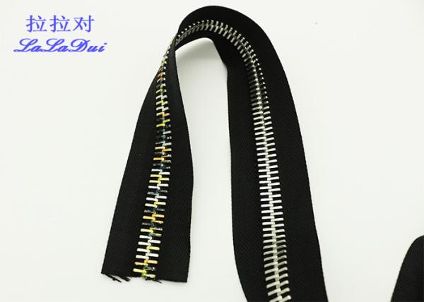Close End Large Gold Zipper 9607110000 , Antique Brass Extra Wide Zippers Polyester Tape