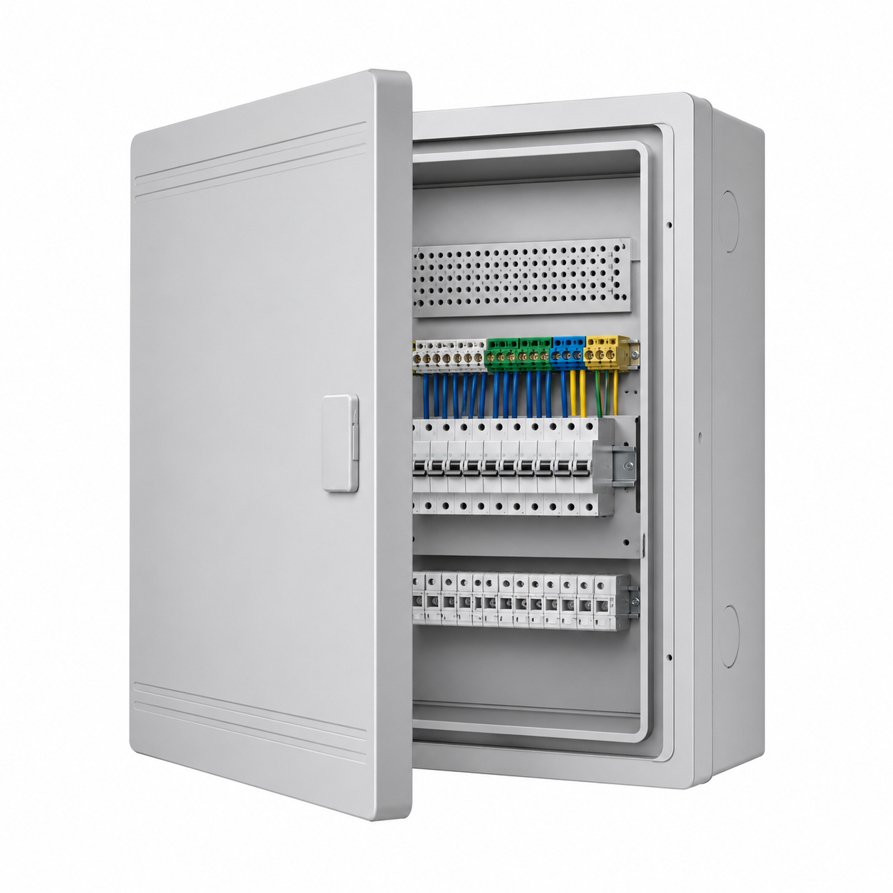 Heavy Duty Industrial Electrical Panel Assembly Dustproof Low Voltage Outdoor