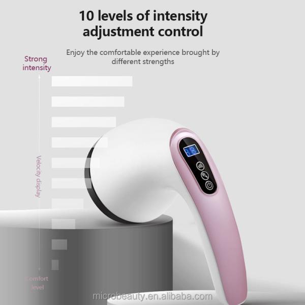 Handheld Body Anti Cellulite Massager Electric Heating Vibration Body Massage Hammer