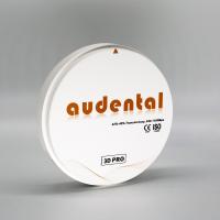 Translucidez 42-49% Audental CAD CAM Disco de zircônio, Bloco de zircônio dentário de 20 cores