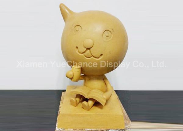 Blue Color Fiberglass Garden Statues , Fiberglass Sculpture YueChance Brand