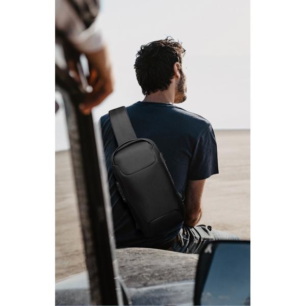 Anti Theft Crossbody Sling Bag Cross Shoulder Sling Bag USB Men Chest Bag