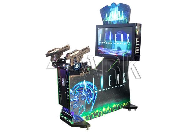 42 Aliens Extermination Arcade Machine Interactive TV Gun Shooting Game