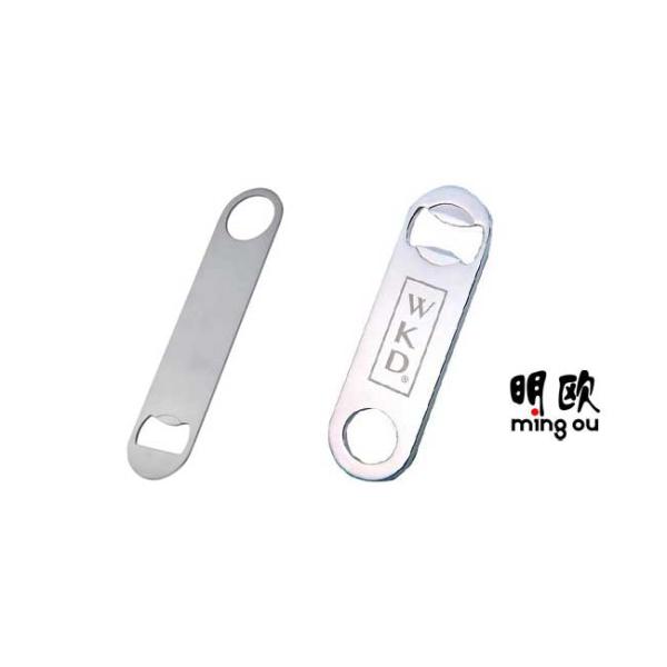 Stainless Steel Long Beer Bottle Openers , Custom Logo Cycling Bottle Opener