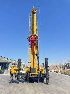 Crawler Water Well Drilling Rig 30000Nm Rotary Torque Cummins 264kw