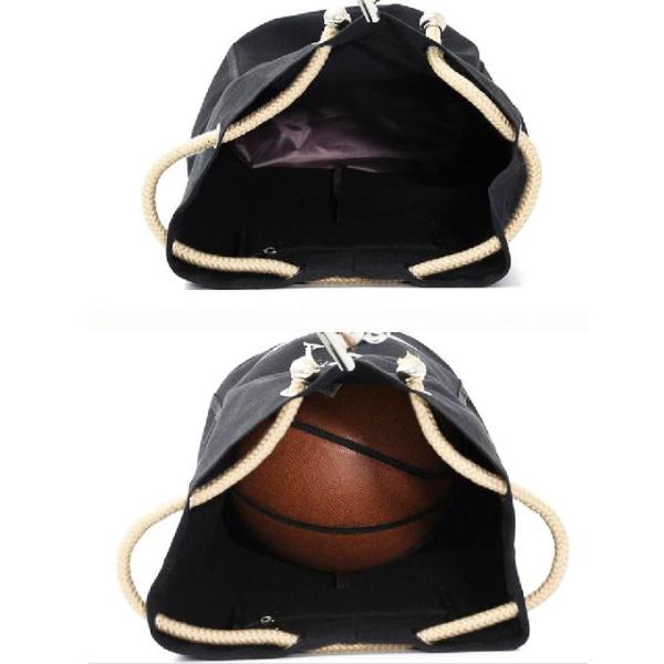 Рюкзак ведра Drawstring холста большой емкости водоустойчивый