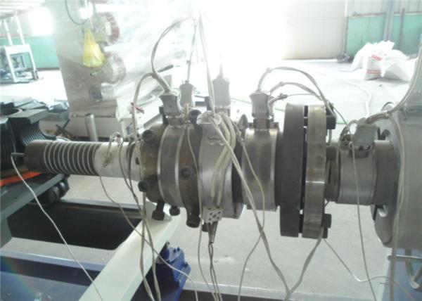 PVC Double Wall Plastic Pipe Extrusion Line / Making Machine For Drainage