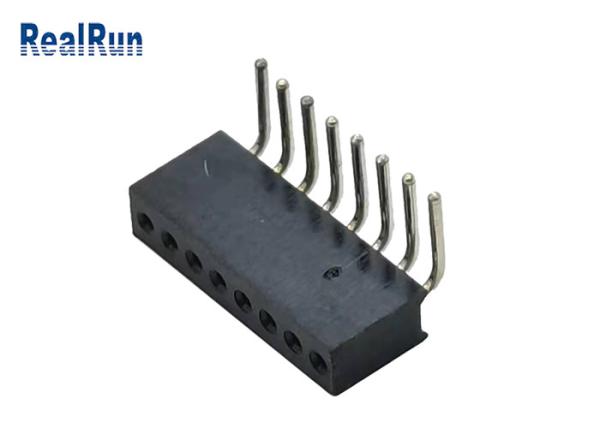 PA6T PPS Height 4.1mm Round Pin Header L8.6mm Right Angle