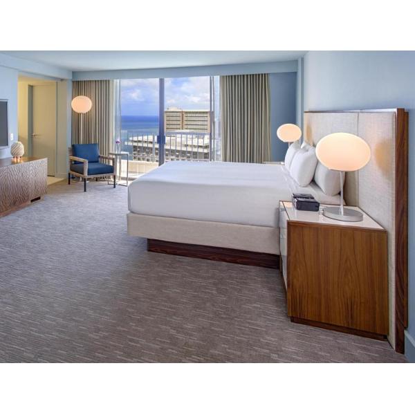 Thailand Tak furniture supplier for Star hotel bedroom furniture sets with living room sofa and coffee table