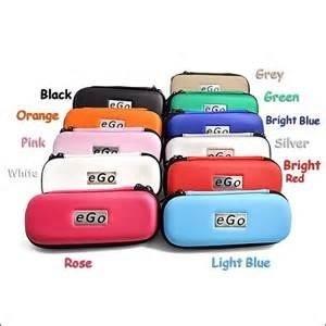 Hottest! Portable Carrying Zipper eGo Case hard cigarette cases