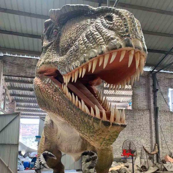 Couleur naturelle modèle de Giganotosaurus de dinosaures de parc du monde jurassique de la CE