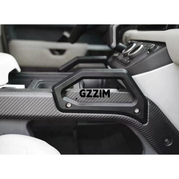 Car Interior Accessories Carbon Fibre Central Control Armrest For Land Rover Defender 2020
