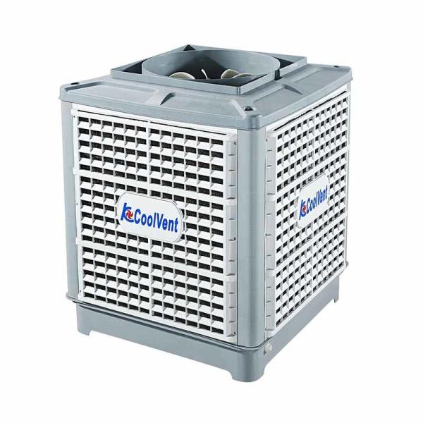 Fixed Axial Flow Industrial Ducting Cooler 95Kg Discharged Fan Type 100% Coper Motor