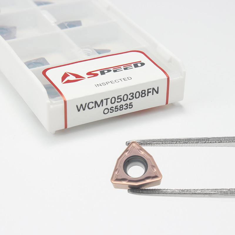 Скоростные сверловые вставки WCMT050308FN Карбидные режущие инструменты для нержавеющей стали и стали