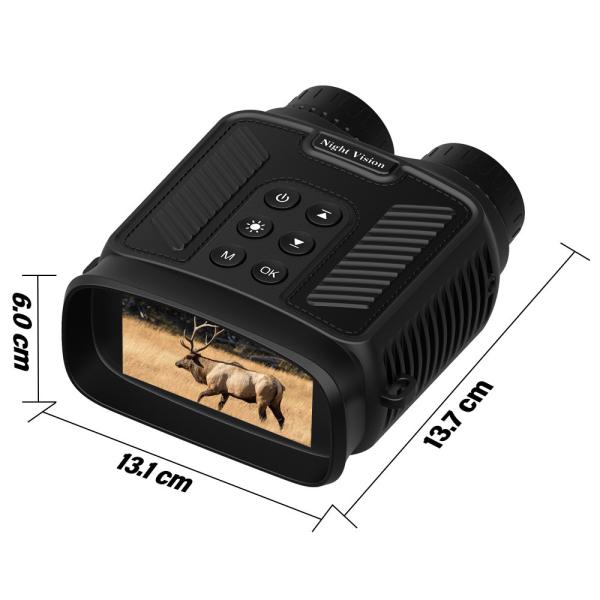 NV5000PRO 4K 48MP Night Vision Goggles with 8X Zooming 3.0 inch IPS Screen for for Adults Outdoor Hunting