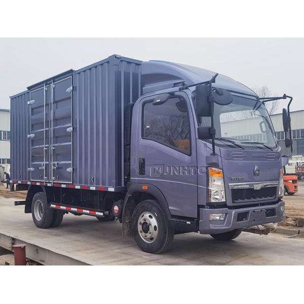 Китай легкий грузовик HOWO фургон танк груз 4X2 116hp 6 колес коробка грузовик для продажи