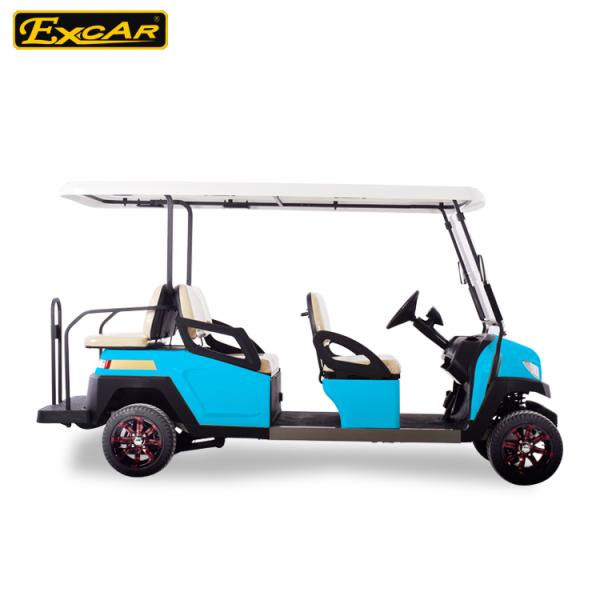Electric Golf Carts With Italian Gearbox 6 Seater Fuel Trojan Batteries Golf Cart