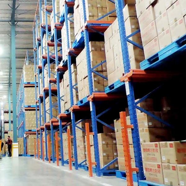 Customized Depth Drive In Pallet Racking Galvanized Surface Heavy Duty Warehouse Storage