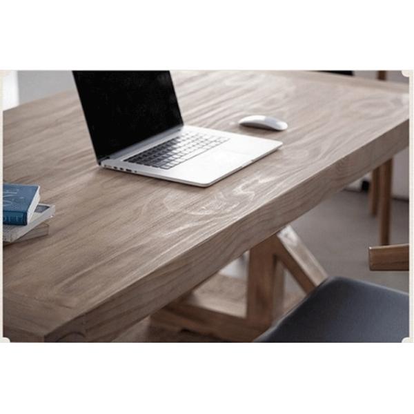 Solid Wood Customized Vintage Neoclassical Wooden Dining Table for Dining and Living Room Craftsmanship