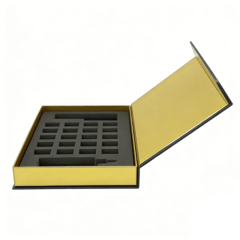 Luxury Premium Magnetic Closure Flip Top Rigid Cardboard Package Box Matte Paper Gift Box for Cosmetics