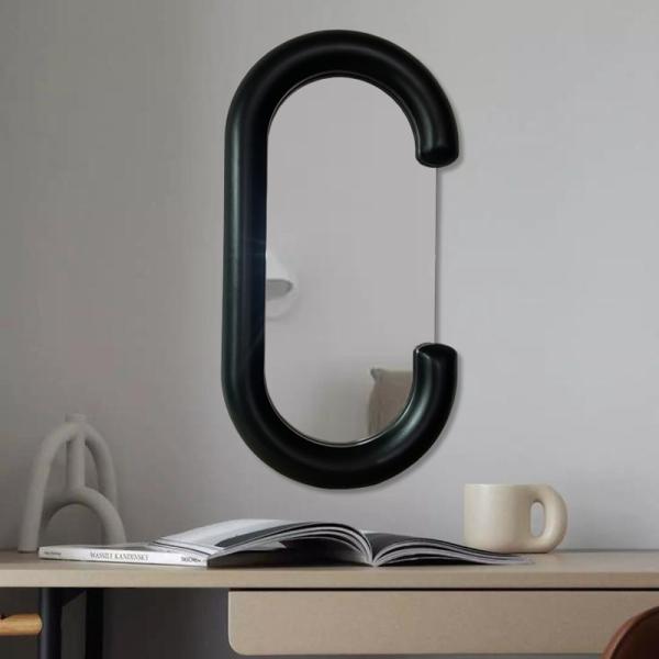 White Decorative Full Length Floor Led Mirror for Bathroom Decoration in Living Room