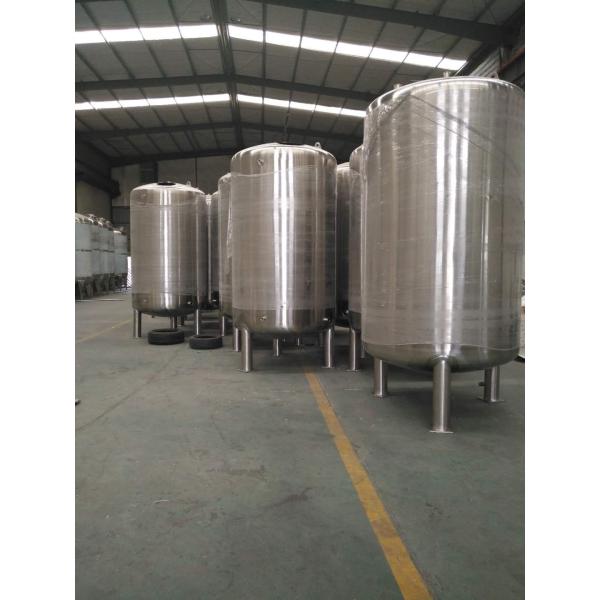 Various SUS304 / 316L Water Storage Tank / Heating Jacketed Kettle / Mixing Tank