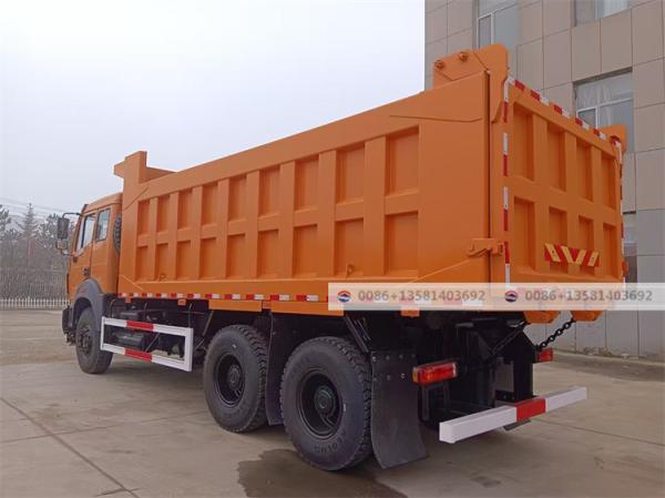 Weichai Power Engine Beiben 6x4 Tipper Truck 10 Tires 23 Ton Dump Truck