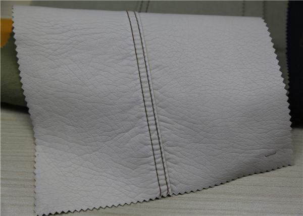 White PU Washed Leather 0.70 Mm Thickness Hydrolysis Resistance