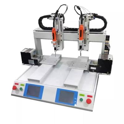 YS-L542 Double working table screwdriver robot with two screw feeders