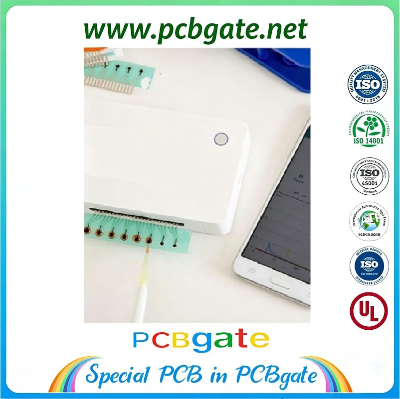 Medical Electrode FPC Hydrophobic 400 Ohm Carbon Oil Board