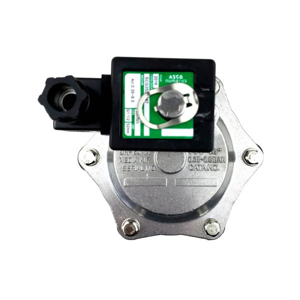 ASCO SCG353A047 Reinforced Diaphragm Pulse Jet Valve IP65 Rated 0.35-8.5Bar Wide Pressure Bag Filter Blowing Actuator