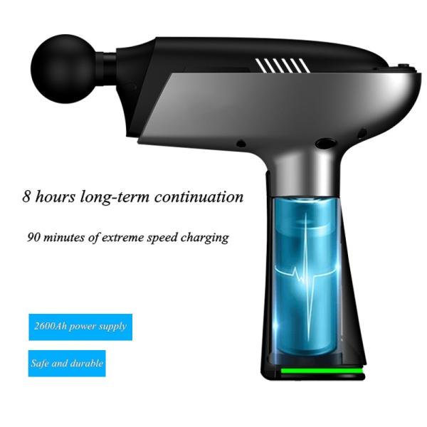 6 Speed Body Massager Gun , Electrical Muscle Massager Portable ABS Material ODM