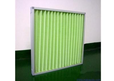 Industrial Filtration Pleated  G4-F9 Filter With Galvanized Frame  And Customized Size