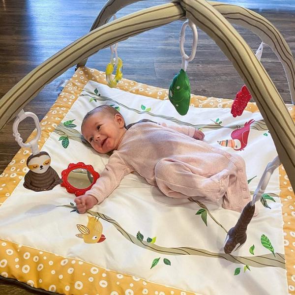 BSCI Plush Play Mat Baby , Tummy Time Gym Mat 5.28 Pounds