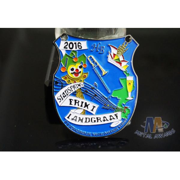 Promotional Custom Design Medals Funny Childrens Medals Black Nickel Plating
