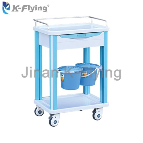 Multifunction ABS Hospital Furniture Treatment Medical Trolley Cart