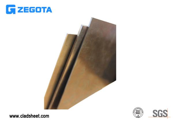High Ductility 12m 0.02mm Copper Clad Stainless Steel Sheets