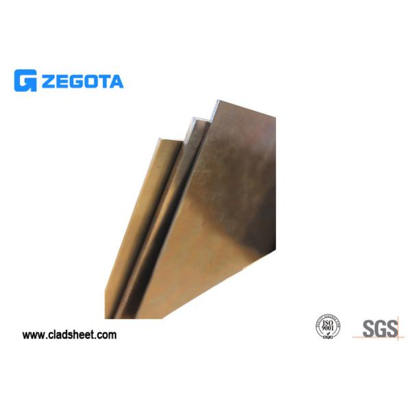 High Elongation Copper Clad Sheet Perfect Surface Good Bending Resistance